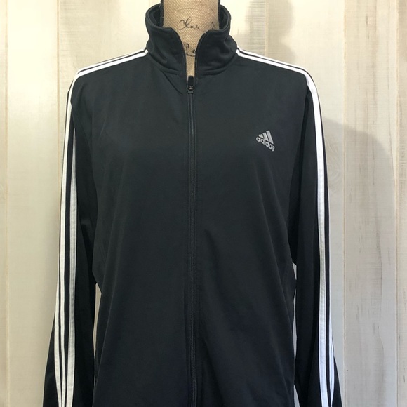 adidas Jackets & Blazers - Adidas Track black Jacket - 3 Stripes Unisex - L